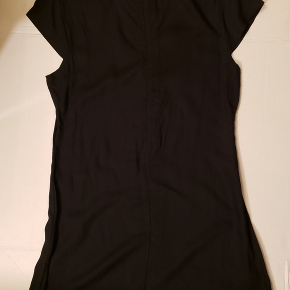 L8ter black V neck large rayon mini - Picture 4 of 5